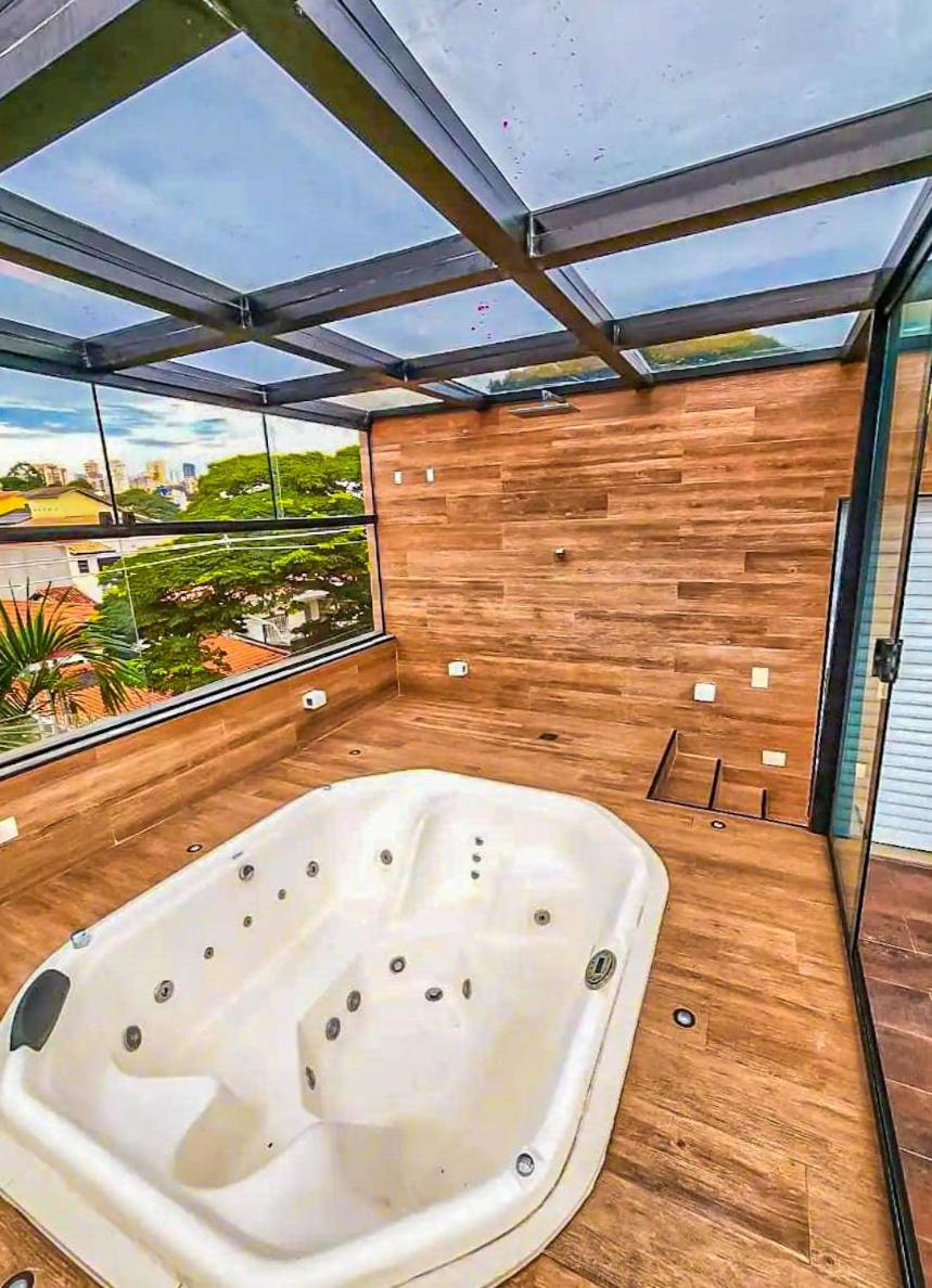 הוילה סאו פאולו Cobertura Triplex De Luxo Com Jacuzzi מראה חיצוני תמונה